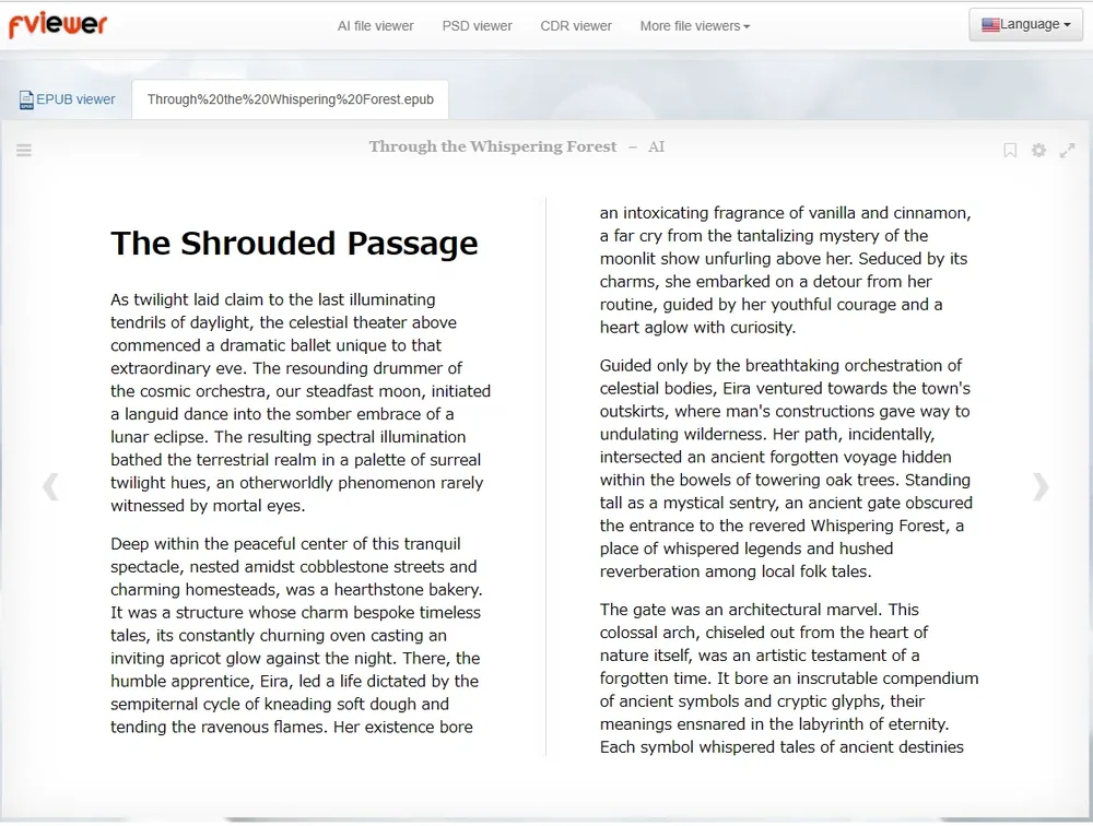 听虚构或非虚构的 EPUB