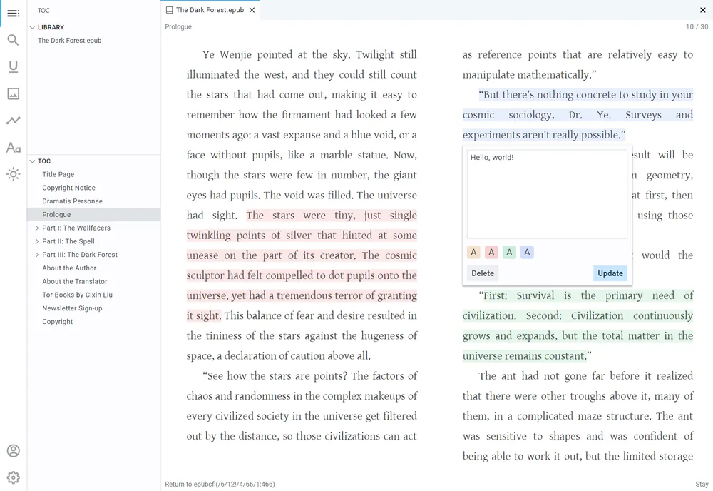 加入 EPUB 文件