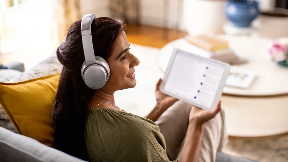 Choose Audio When You Prefer Less Visual Reading