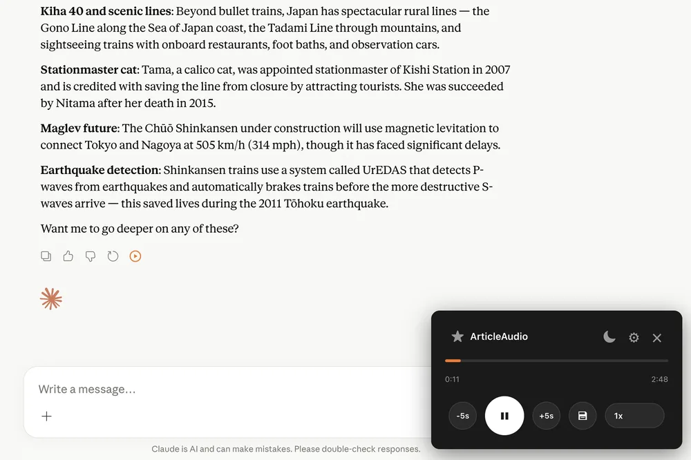 Turn Reading Sessions into Audio Time