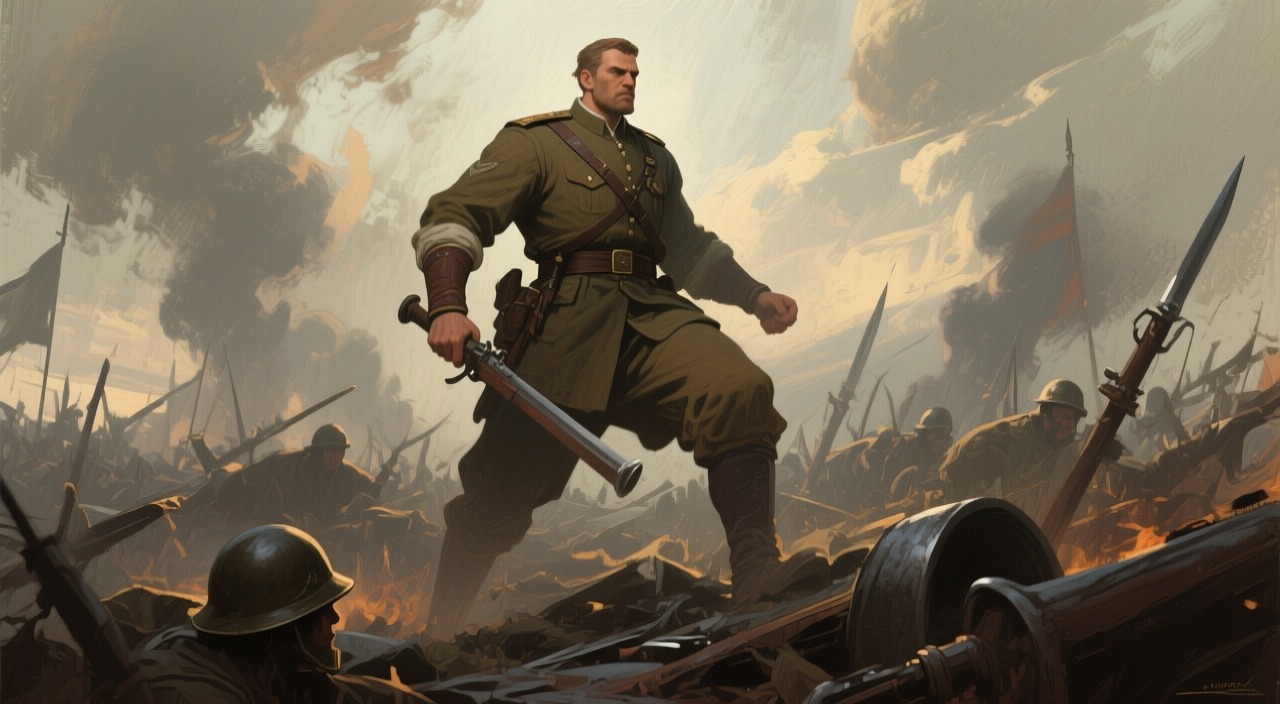 The War from "The Handmaid's Tale". The War The Front Lines The news shows battles against Baptist guerillas. The war is ongoing. Gilead claims victories, but the truth is uncertain.
