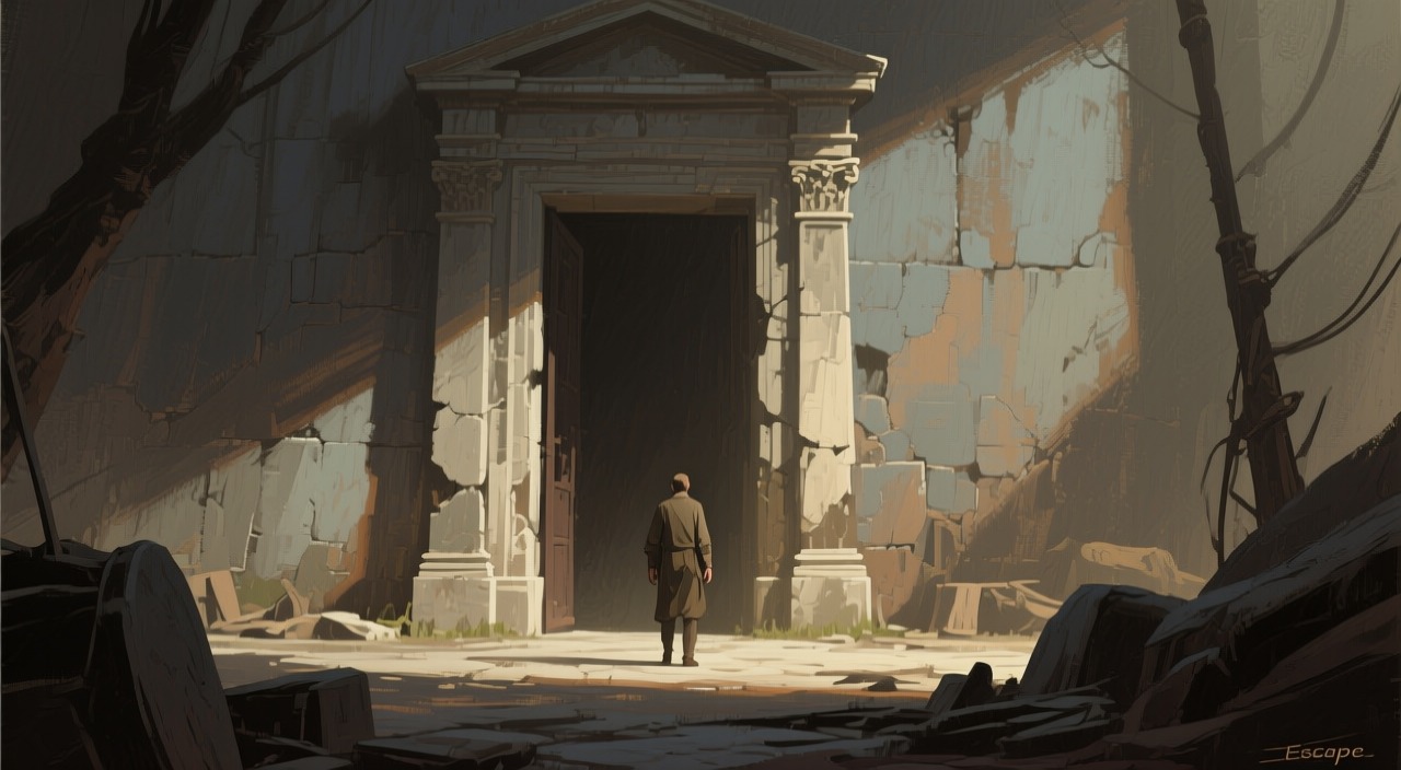 The Escape from "The Handmaid's Tale". The Escape The Rescue Nick arranges for Offred's escape. He tells her to trust the men. He calls her by her real name. The Farewell Offred steps into the van.