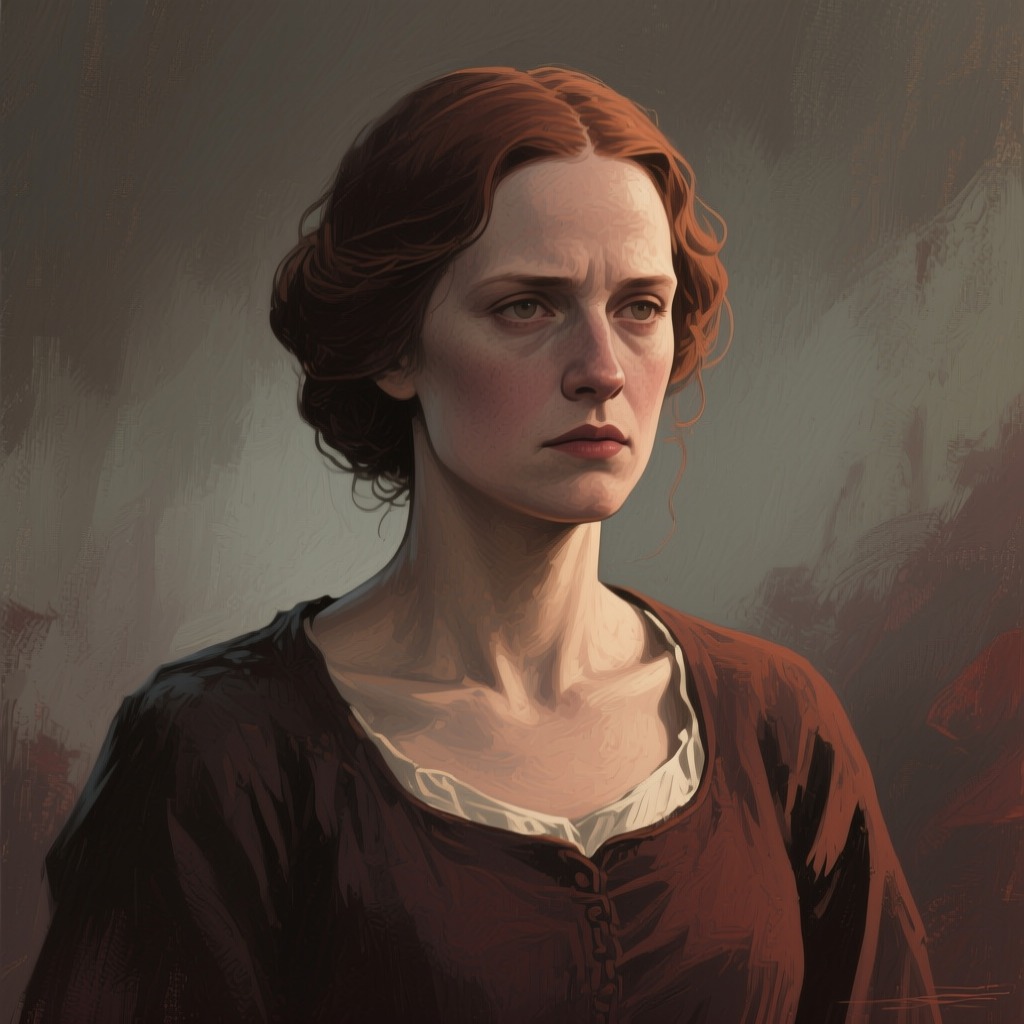 Offred's Fate from "The Handmaid's Tale". Traces Offred's uncertain destiny from her capture to her possible escape, as implied by the historical notes.