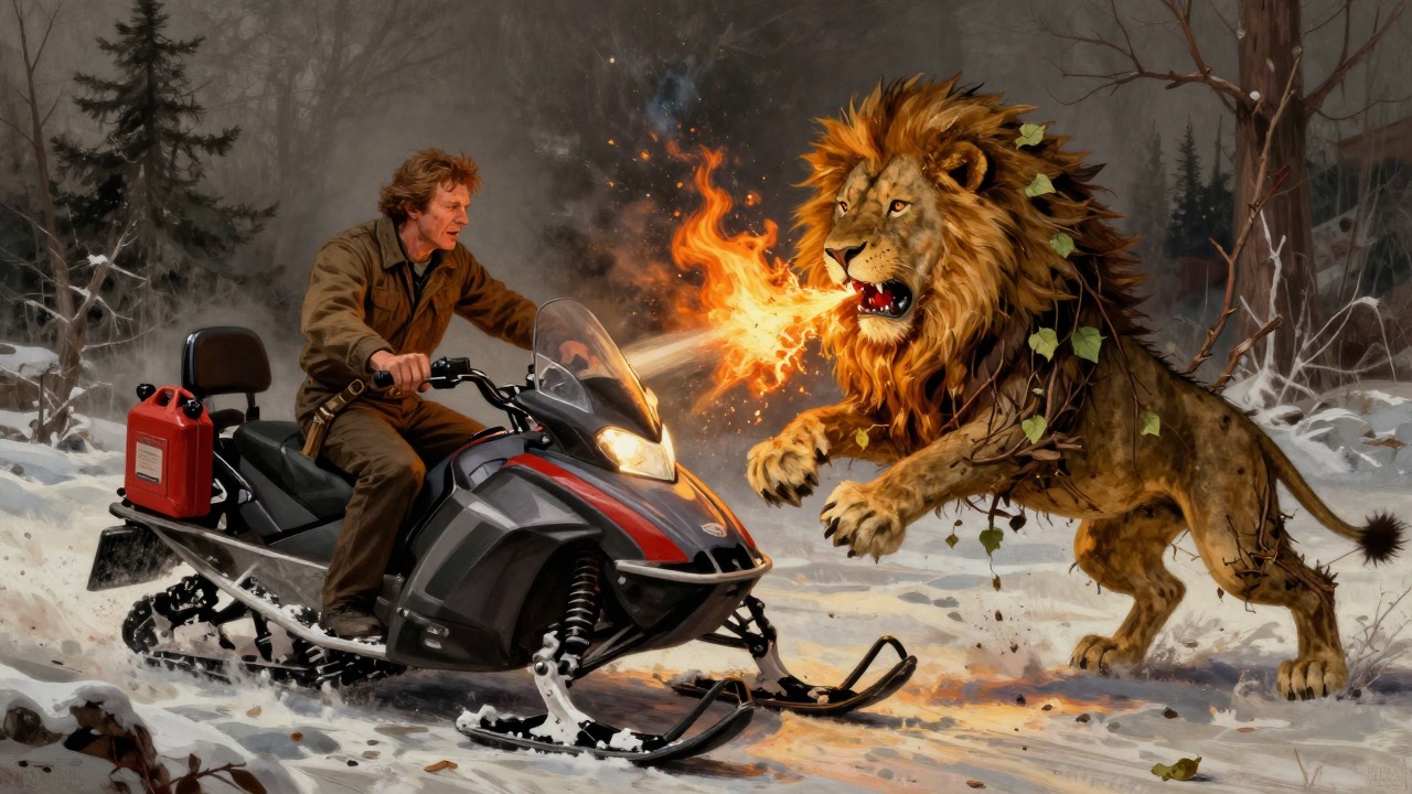 The Hedge Lion Battle