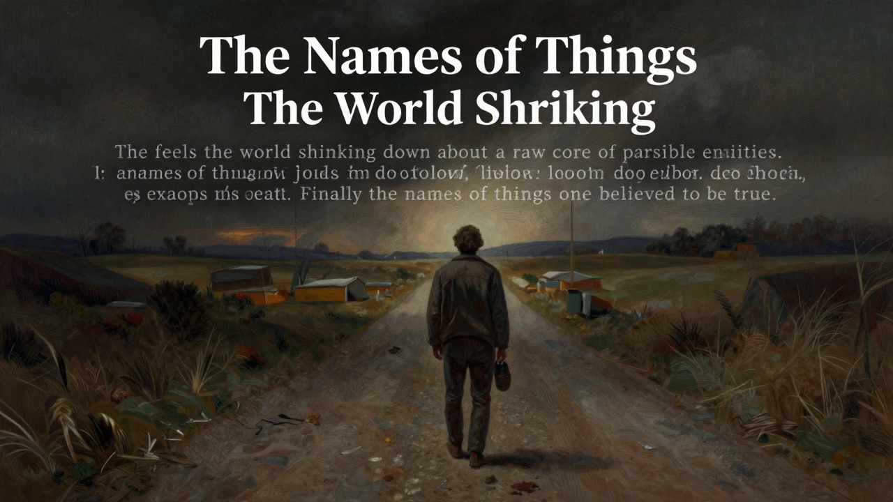 The Names of Things