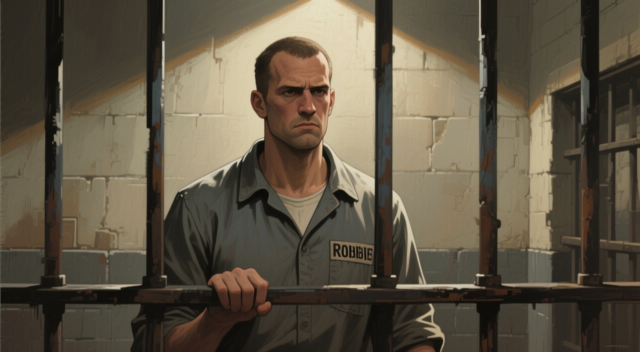 Robbie's imprisonment from "Atonement". The Prison Years Life Inside Robbie serves three and a half years in prison. The conditions are harsh: concrete floors, bucket toilets, constant surveillance.