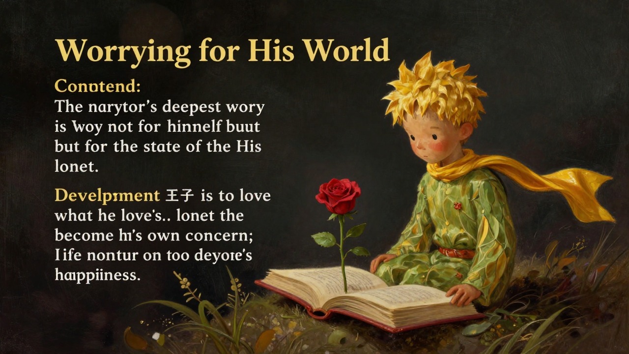 Worrying for His World