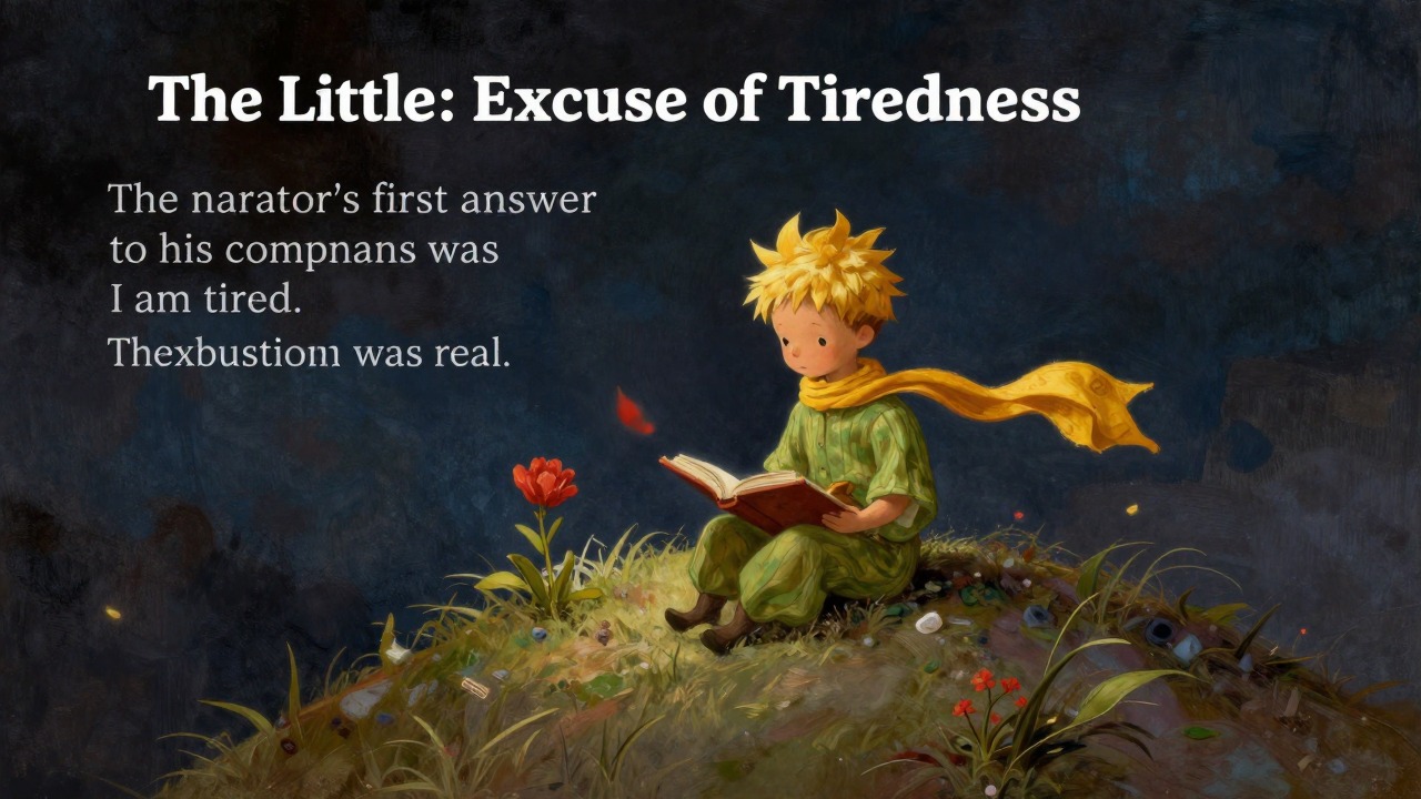 Excuse of Tiredness