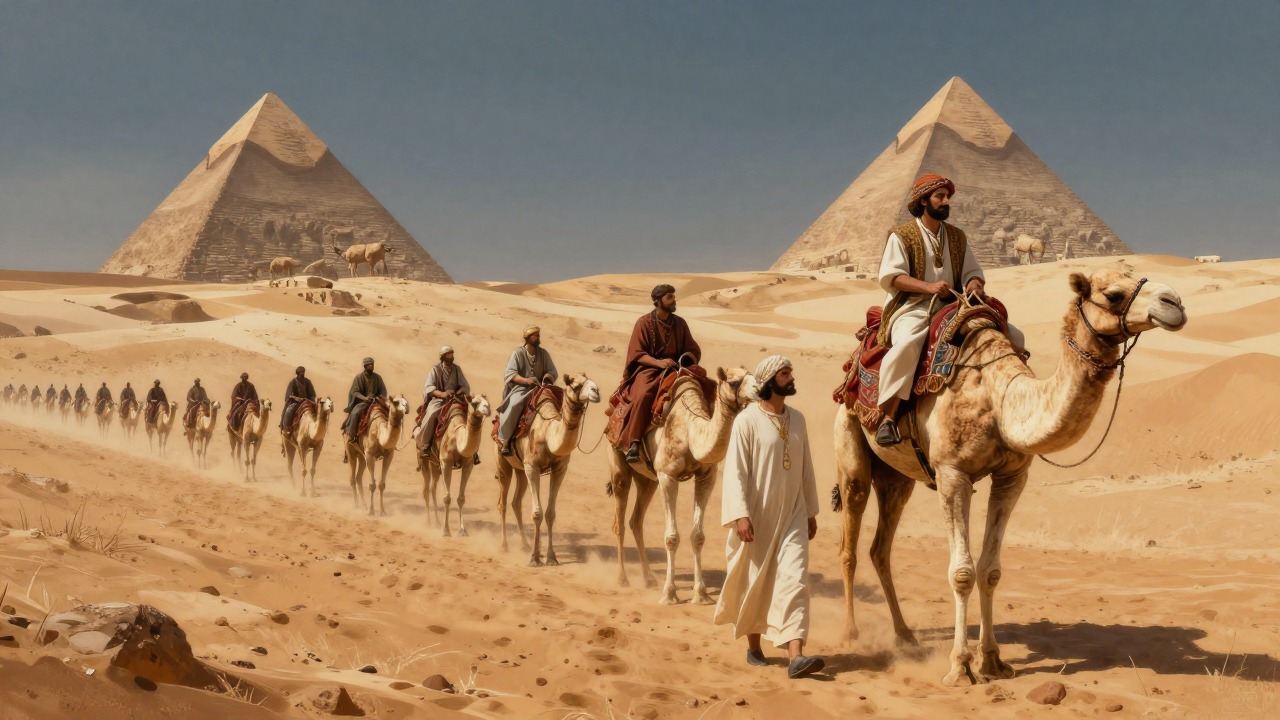 Joining the Caravan to Egypt
