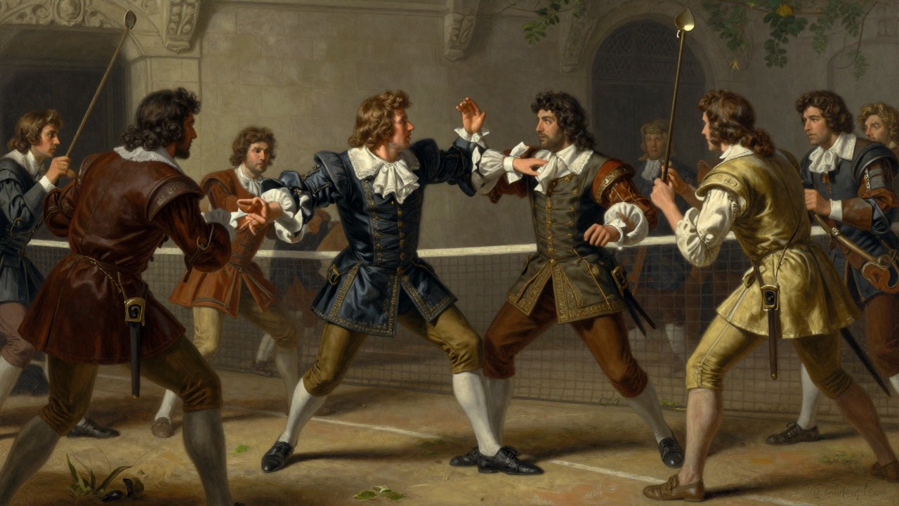 The Tennis Court Brawl