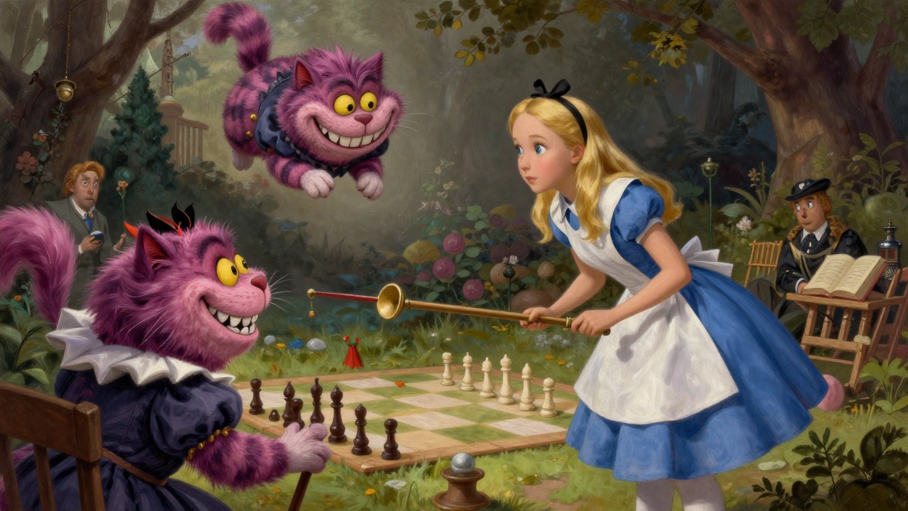 The Cat at the Croquet-Ground
