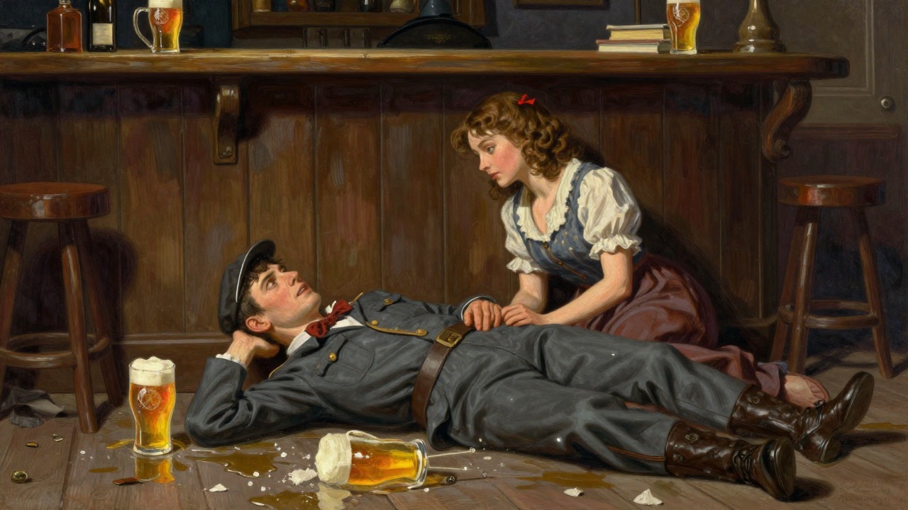 The Night in the Beer Puddles