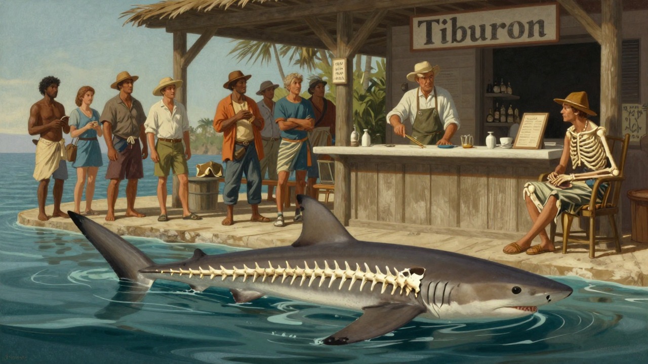 The Tourists Mistake the Skeleton
