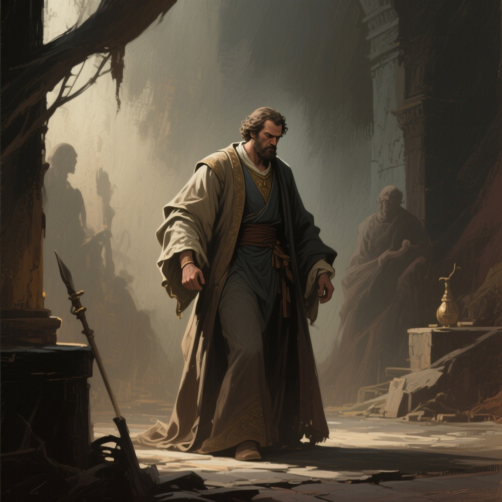 The Chaplain's Spiritual Crisis from "Catch-22". The chaplain's struggle with faith, doubt, and persecution, culminating in his decision to persevere.