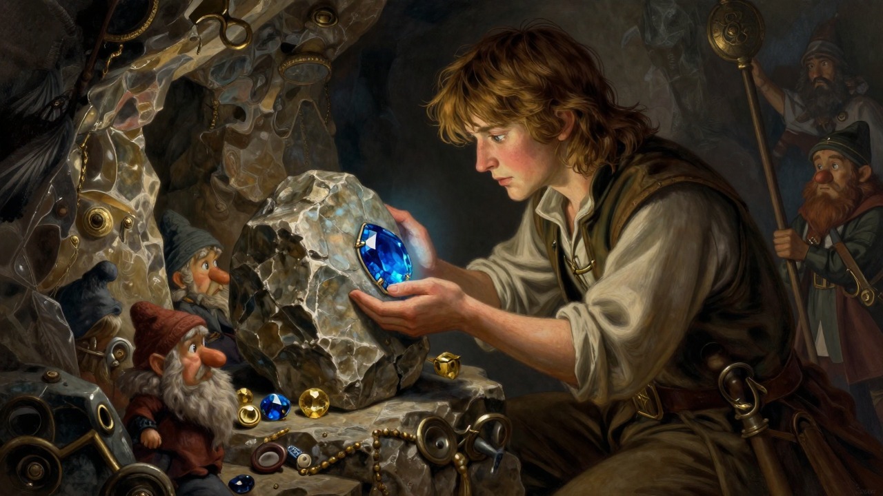 Bilbo Finds the Arkenstone