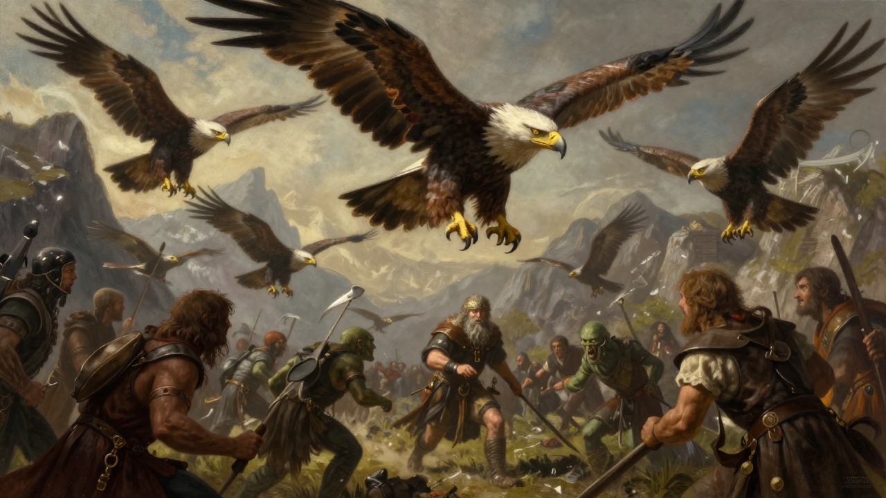 The Eagles in the Battle