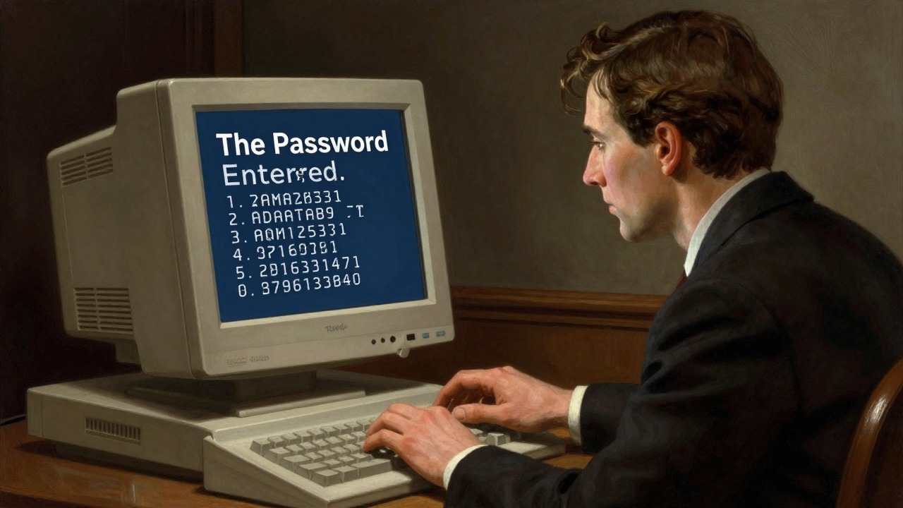 The Password Entered