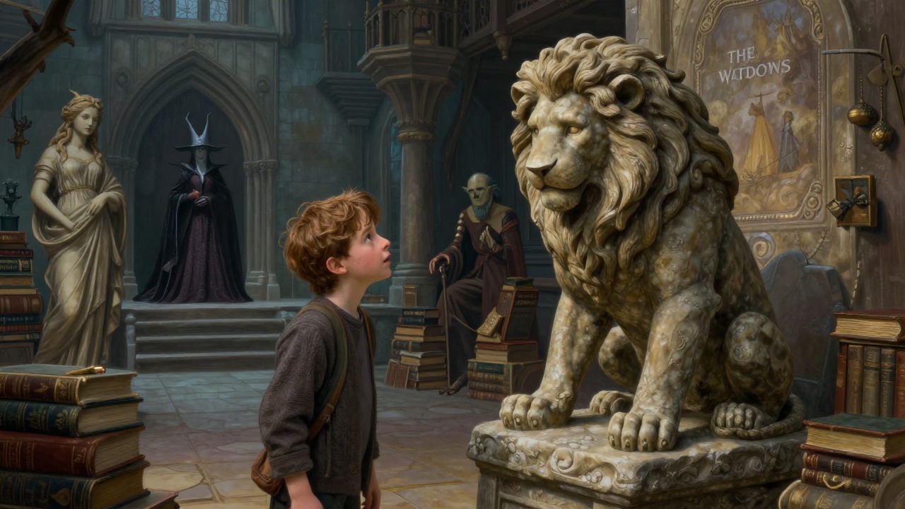 Tumnus as a Statue