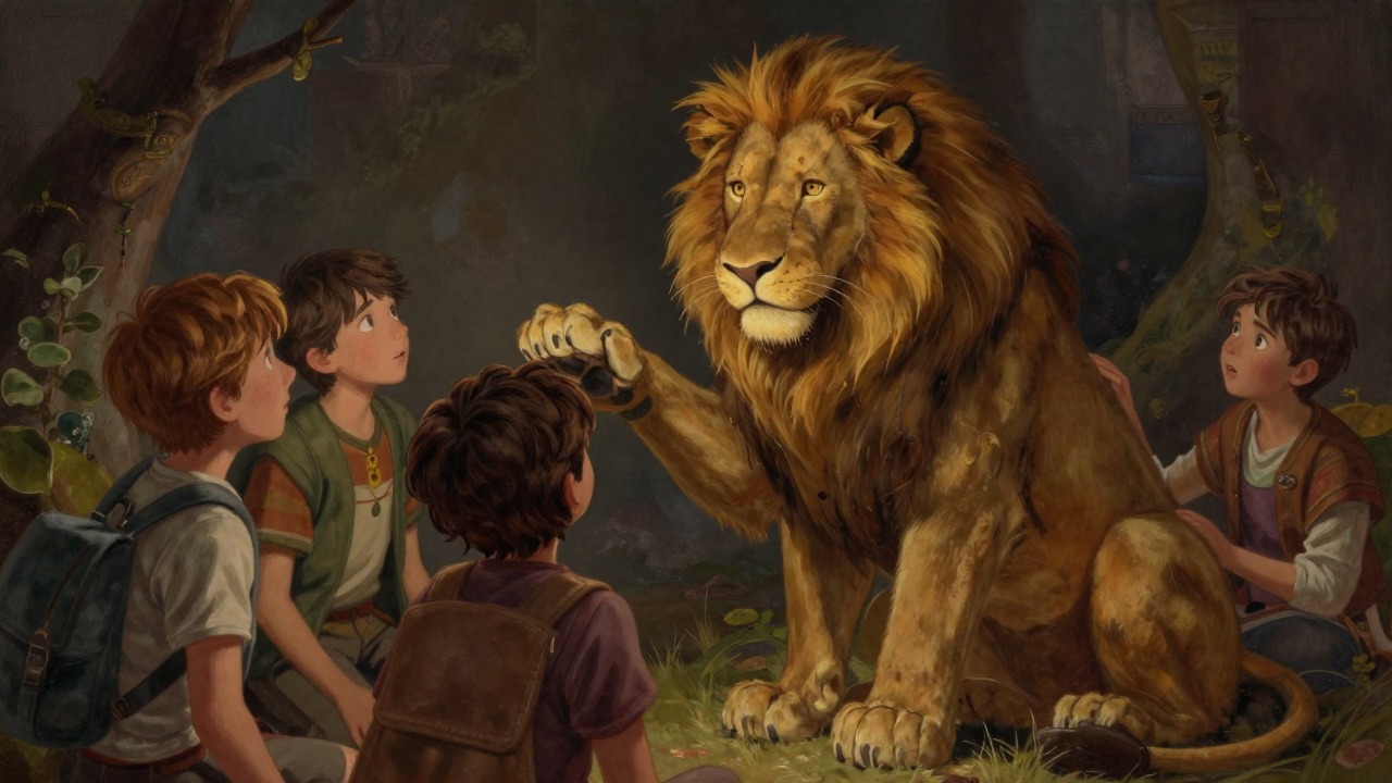 First Meeting with Aslan