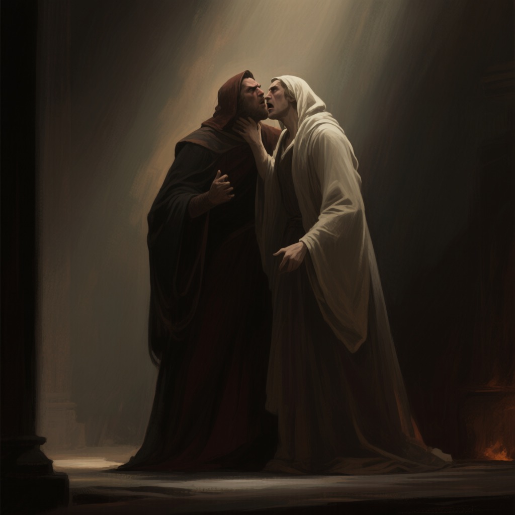 Theon Greyjoy's Redemption from "A Dance with Dragons". Theon, broken by Ramsay's torture, finds the courage to help Jeyne Poole escape and reclaims his identity.