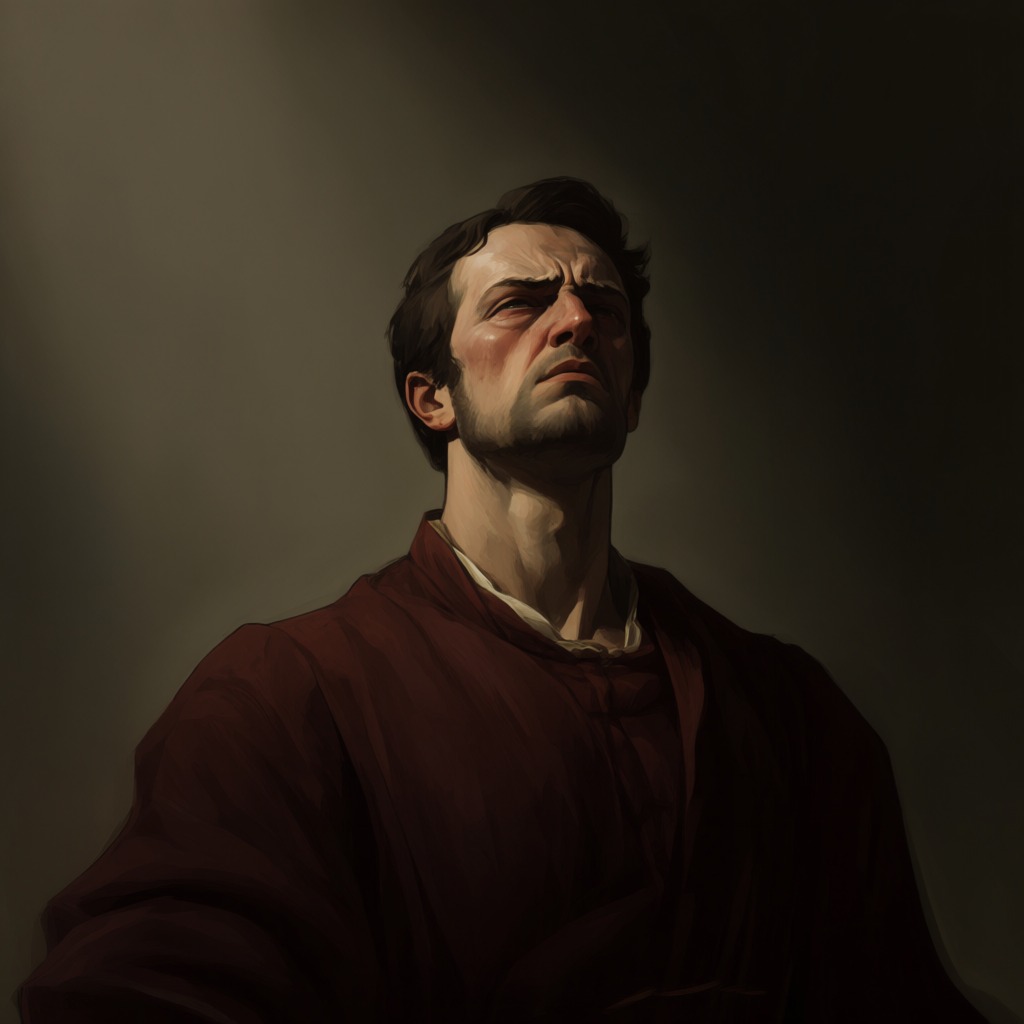 The Conflict Between Reason and Faith from "The Name of the Rose". William's rational approach versus Jorge's dogmatic faith, culminating in their debate in the finis Africae.