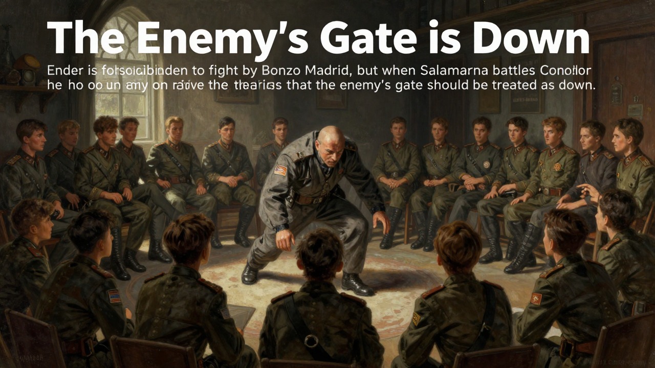 The Enemy's Gate is Down