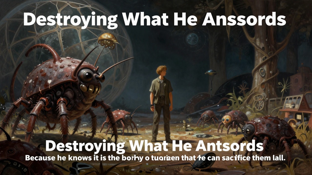 Destroying What He Understands