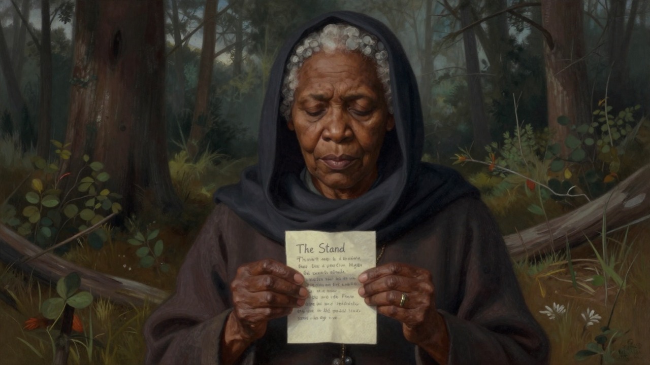 Mother Abagail's withdrawal into the wilderness