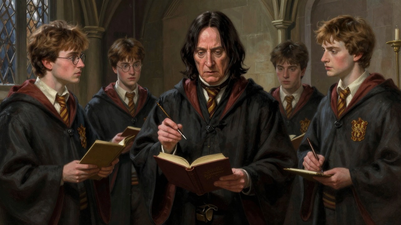 Snape's Suspicious Behavior