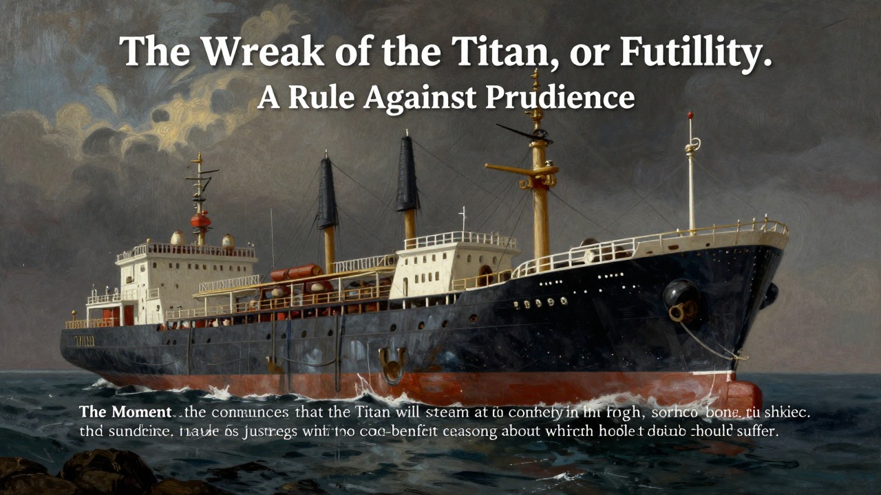 A Rule Against Prudence