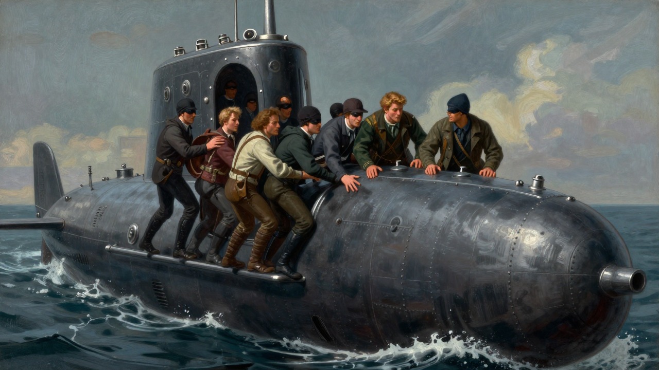 Rescue onto the Nautilus