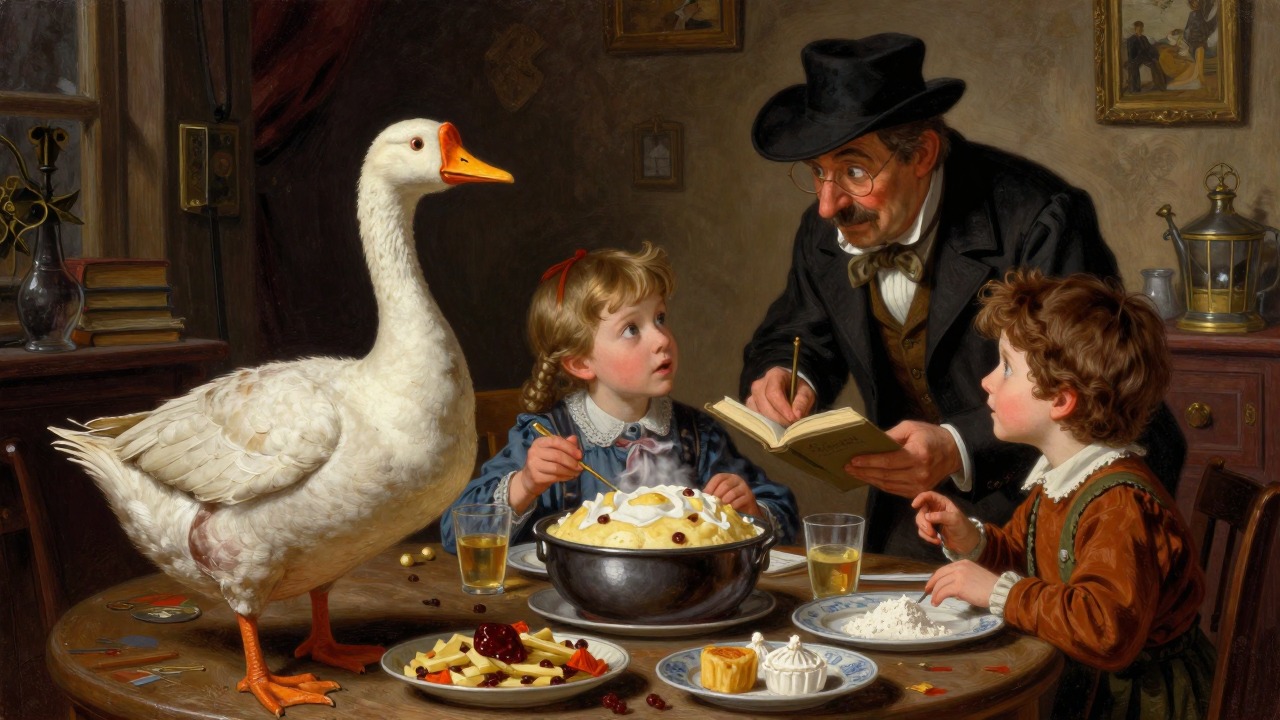 The Goose and the Pudding