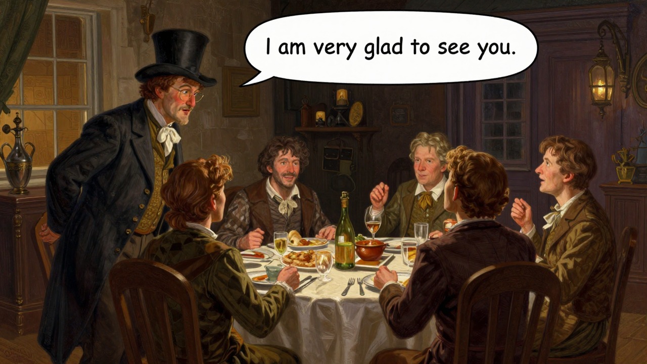 Fred Welcomes Scrooge