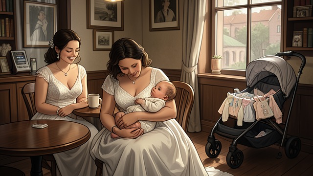 Sebastian in Cheryl’s Arms from "Stolen Wander". Sebastian in Cheryl’s Arms A child among relatives Cheryl holds Sebastian on her knee while she praises Nancy’s life and the upcoming wedding.