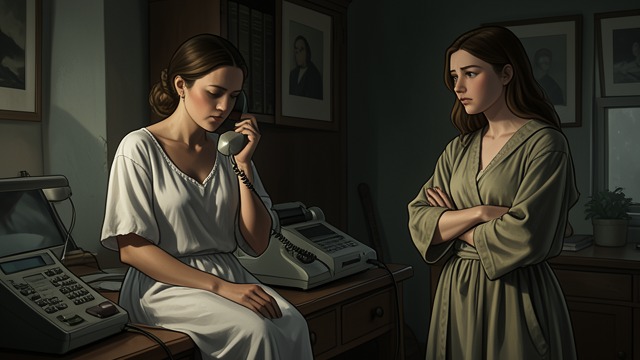 The Unusual Phone Call from "Stolen Wander". The Unusual Phone Call Reaching out Nancy calls Cheryl, whom she rarely contacts, and asks if she can stay for a few days.