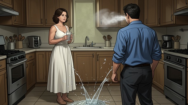 The Water Glass from "Stolen Wander". The Water Glass A direct confrontation Nancy asks Rex why he left and makes him face the effect of his decision.