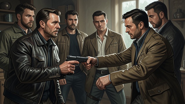 The Club Chooses Restraint from "Stolen Wander". The Club Chooses Restraint A retaliatory impulse Snake remains armed while the danger persists and the other members watch the officers.