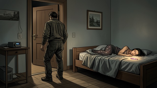 A Familiar Escape from "Stolen Wander". A Familiar Escape Retreat as instinct Rex finds the pregnancy test and leaves while Nancy sleeps.