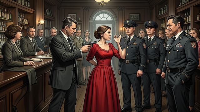 The Intervention at The Mermaid from "Stolen Wander". The Intervention at The Mermaid A public appeal Nancy enters the bar while Ralf Michaels holds a gun on Rex.