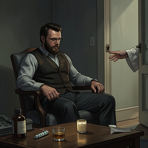 Bill’s Unfinished Redemption from "Stolen Wander". Bill’s fate remains an open struggle as he moves from dependence on alcohol toward treatment and tentative family contact.