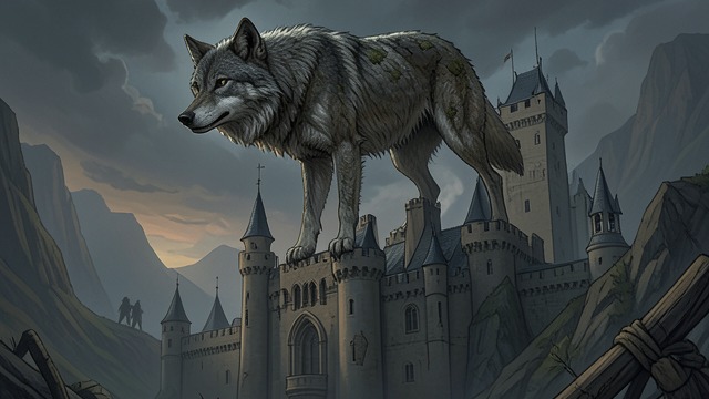 Memory in Stone from "The Best Werewolf Short Stories 1800-1849". Memory in Stone Memorial Mark The stone wolf missing a forefoot remains above Château de Vardes. The image records the case more permanently than testimony.