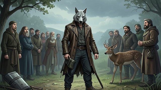 Costumed Defiance from "The Best Werewolf Short Stories 1800-1849". Costumed Defiance Desperate Discovery Hugues Wulfric finds an old werewolf disguise hidden in the hut.