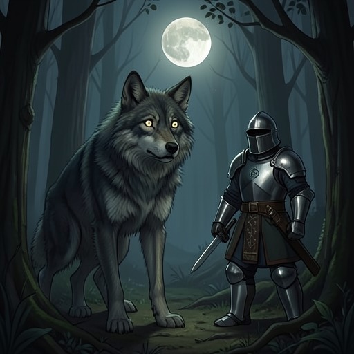 The Man-Wolf’s Night of Uncertainty from "The Best Werewolf Short Stories 1800-1849". This flow traces the Sire of Keridreux through comic fear, supernatural confusion, and the exposure of domestic betrayal.