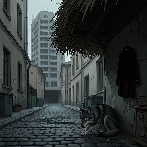 Poverty and Monstrosity from "The Best Werewolf Short Stories 1800-1849". This flow connects economic deprivation with the social production of werewolf identities.