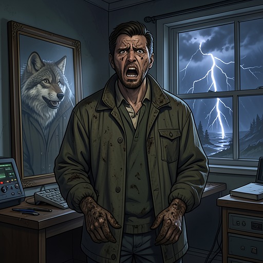 Fear as Psychological Transformation from "The Best Werewolf Short Stories 1800-1849". This flow traces how expectation, guilt, and sensory confusion make human characters experience themselves as beasts.