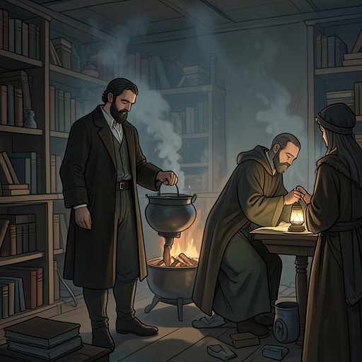 The Limits of Knowledge from "The Best Werewolf Short Stories 1800-1849". This flow contrasts scholarship, alchemy, folklore, and firsthand experience to show how uncertain knowledge shapes the stories.