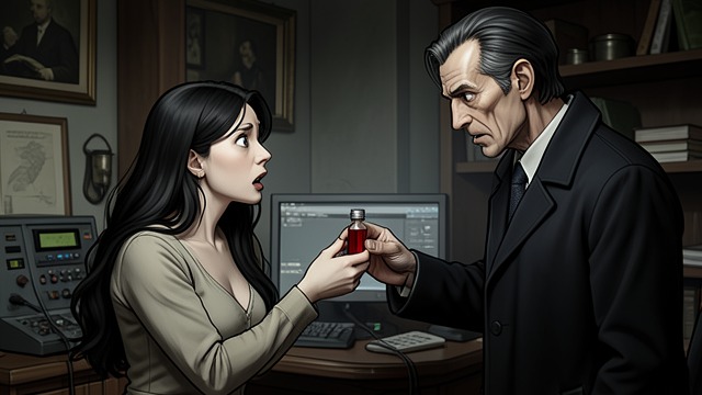 The First Blood from "The Tale of the Vampire Bride". A Bond Imposed Blood as Transformation Vlad gives Glynis his blood after taking hers, making her a vampire and linking her to her maker.