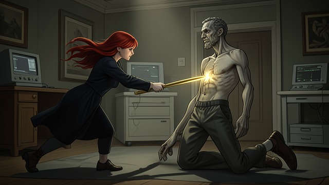 The Golden Stake from "The Tale of the Vampire Bride". Power Reversed A Fatal Attack Cneajna stabs Glynis, and Vlad responds by trying to kill his first wife in defense of Glynis.