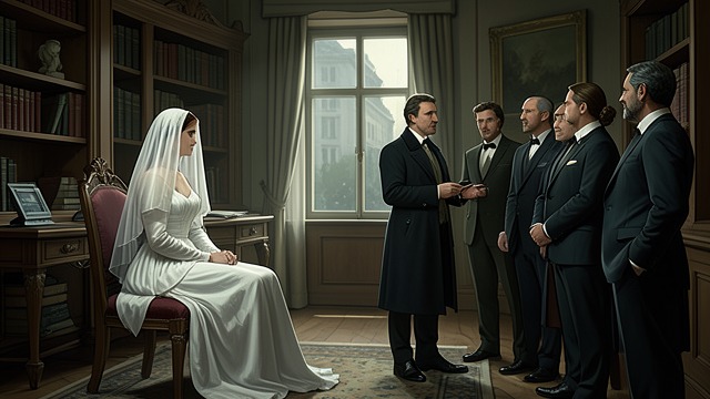 The Buda Household from "The Tale of the Vampire Bride". A Convenient Marriage Social Preparation Vlad presents Glynis as his devoted, veiled wife and gains Andrew’s promise to assist with English arrangements.