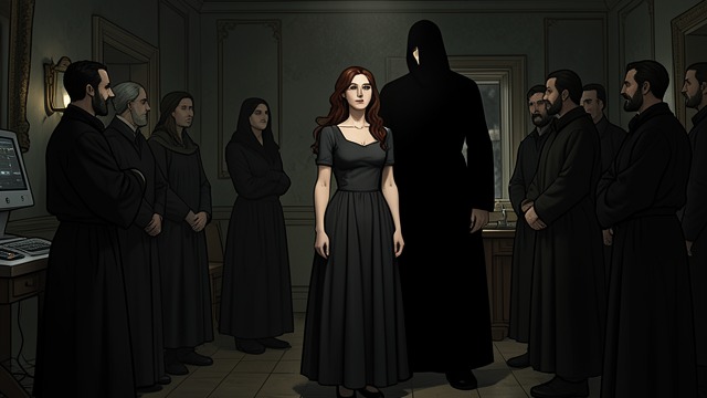 The Baroness Is Exposed from "The Tale of the Vampire Bride". The Conspiracy Named Glynis Learns More Vlad identifies the Baroness as the person who encouraged him to pursue Glynis and helped draw the family in.